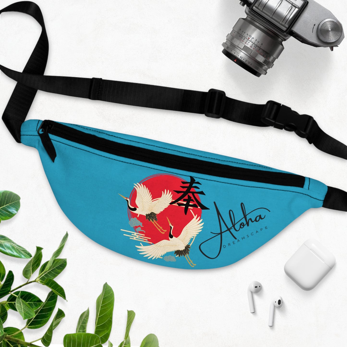 Fanny Pack - Crane Design Good Luck