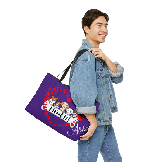 Tote Bag I Woof You Design