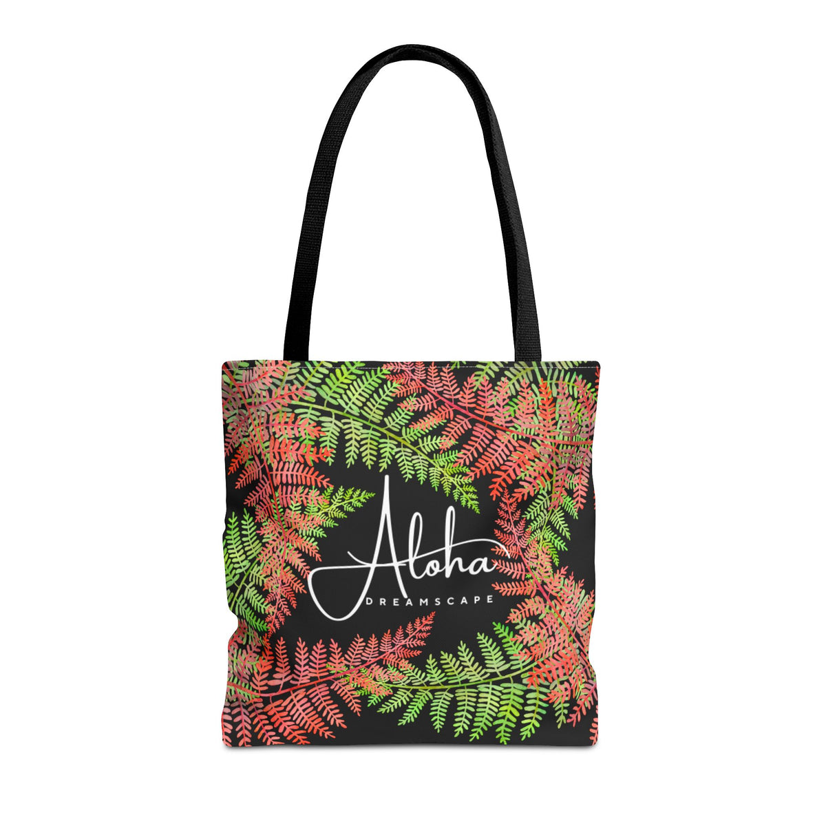 Tropical fern Tote Bag | Aloha Dreamscape Botanical Tote | Hawaiian Fern Market Bag | Island Style Reusable Beach Tote