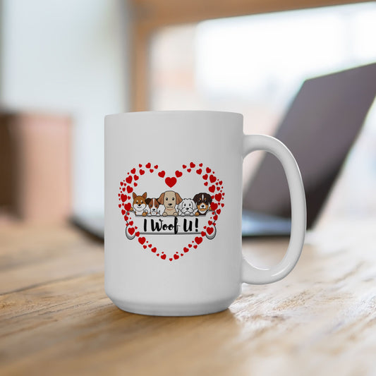 I Woof U-Ceramic Mug 15oz