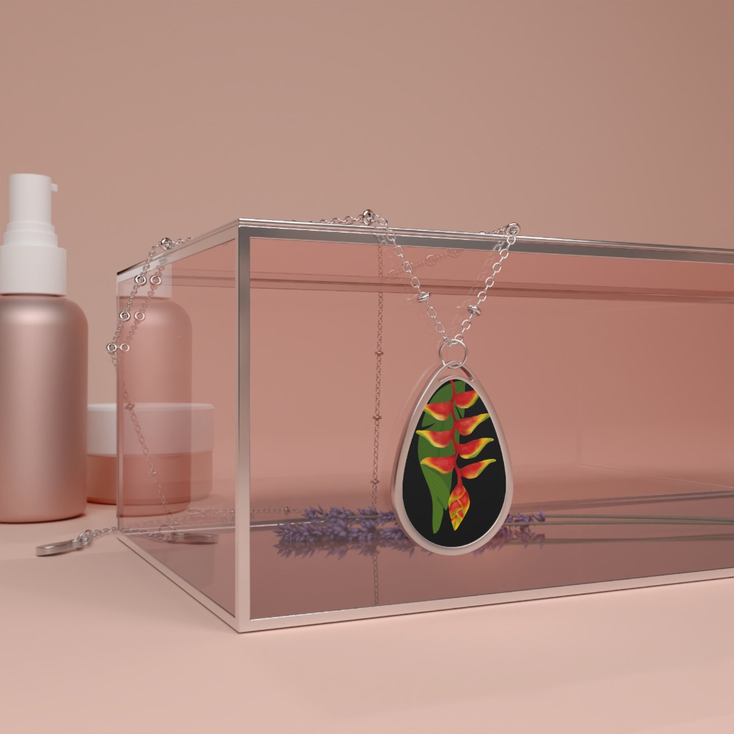 Heliconia-Oval Necklace