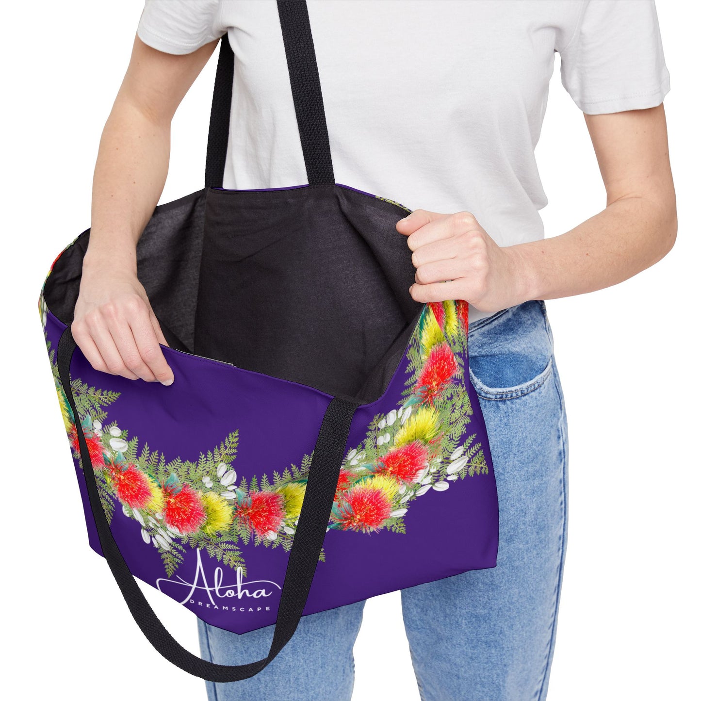 Lehua Blossoms Tote Bag