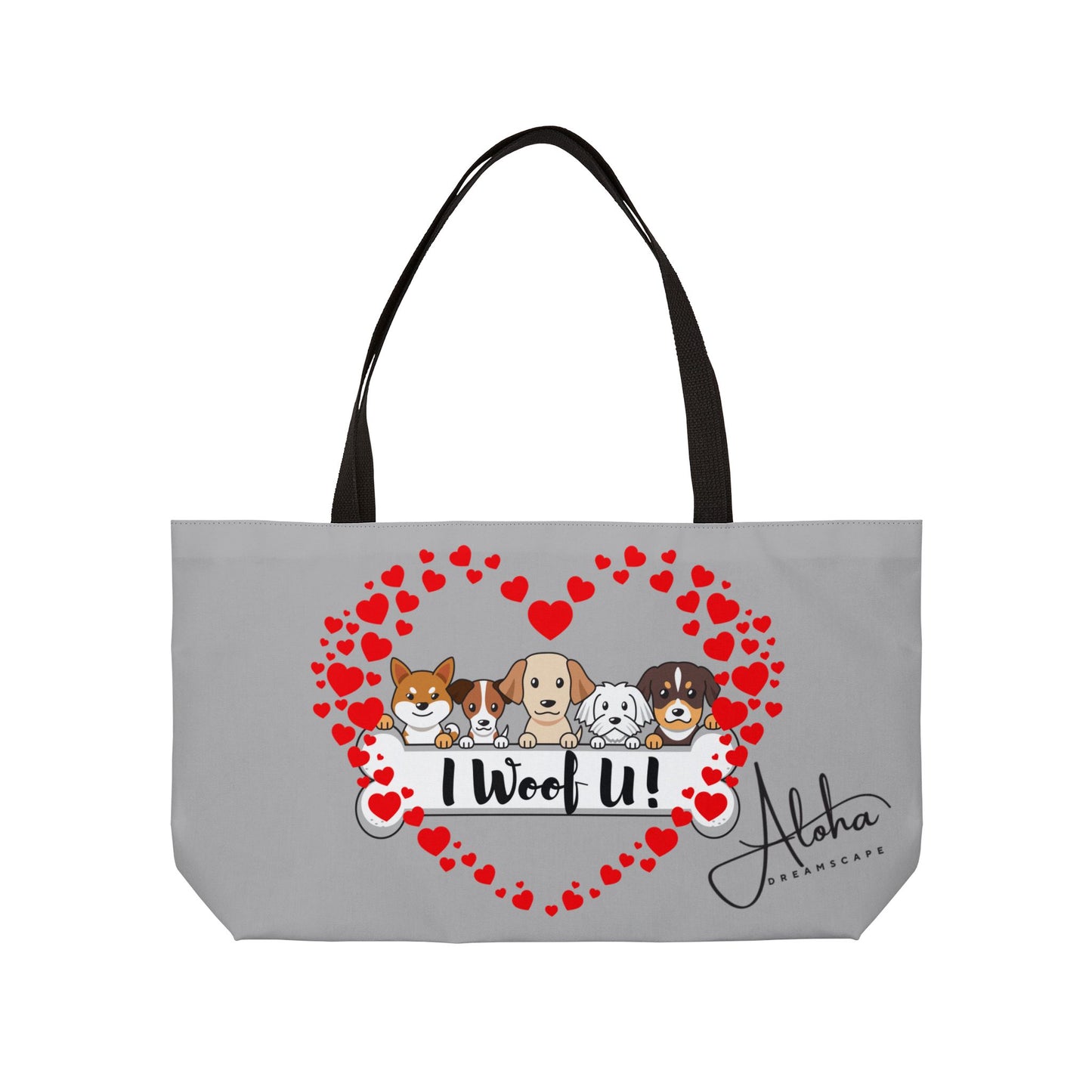 Tote Bag I Woof You Design