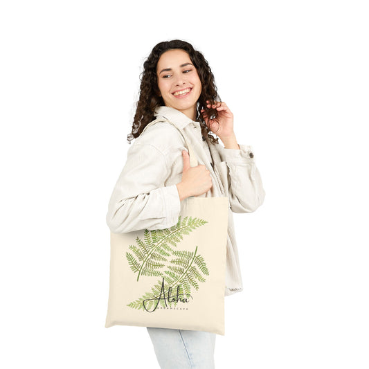 Canvas Tote Bag-Fern Design