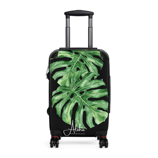 Monstera Leaves Suitcase
