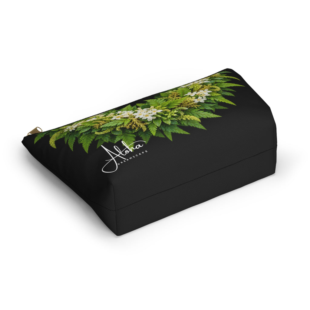 Pua Kukui Zip Pouch, Hawaiian Kukui Blossom Pouch