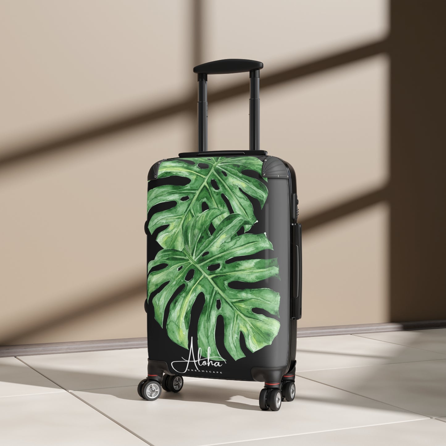Monstera Leaves Suitcase