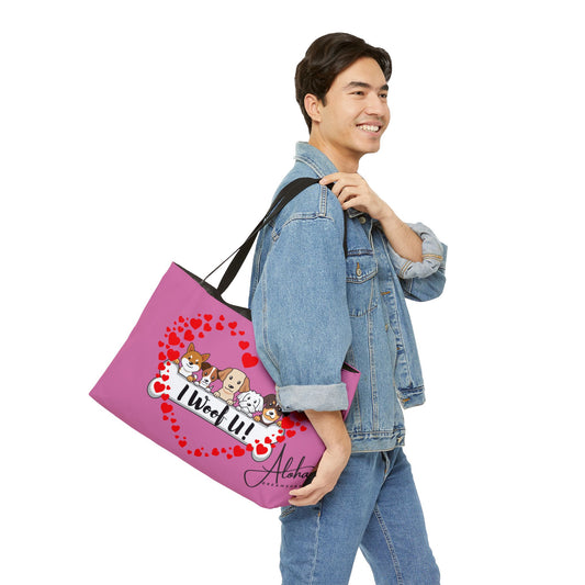 Tote Bag I Woof You Design