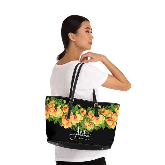 Orchid Lei- Zippered Shoulder Bag