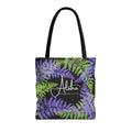 Tropical fern Tote Bag | Aloha Dreamscape Botanical Tote |Hawaiian Fern Market Bag | Island Style Reusable Beach Tote