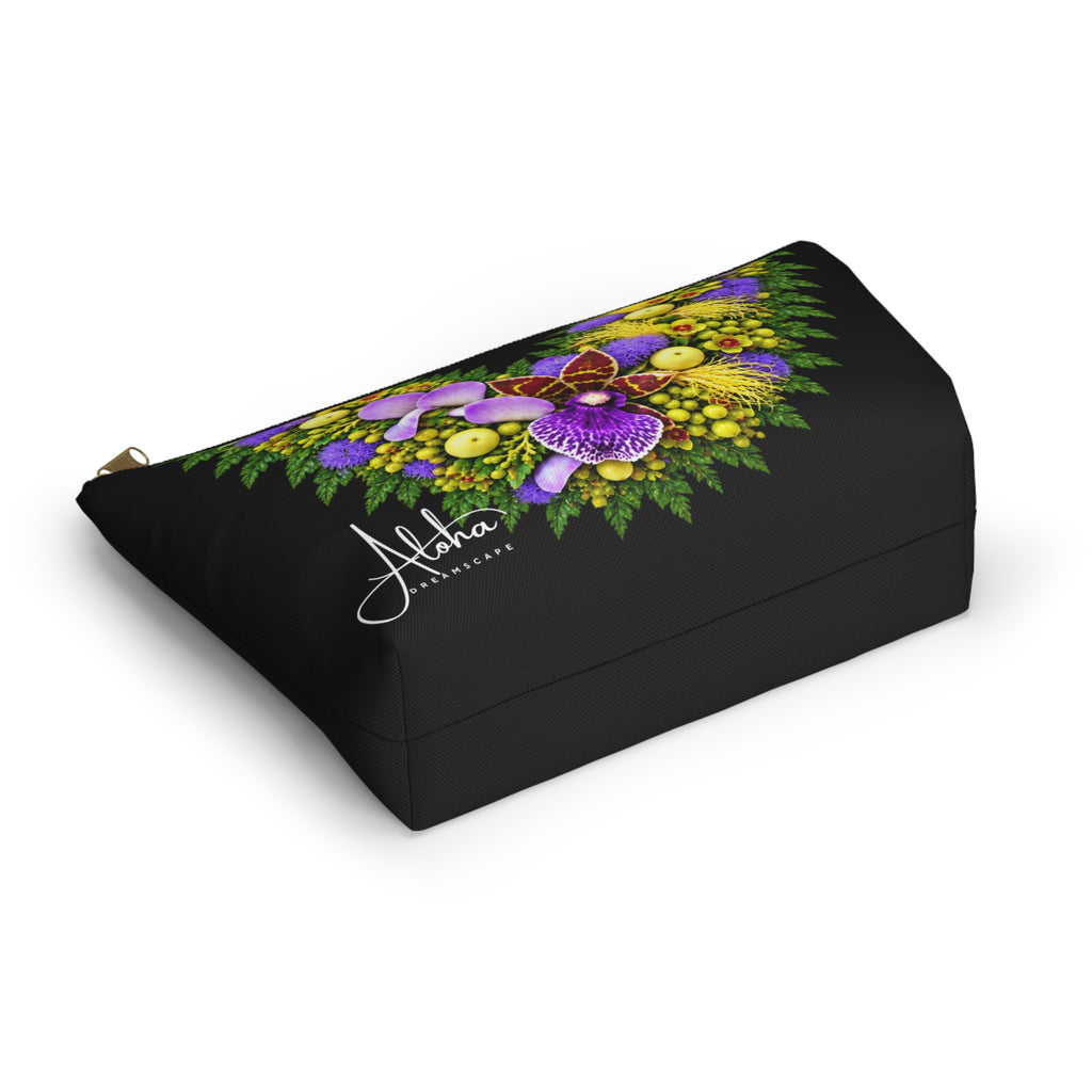 Zygopetalum Orchid Lei Zip Pouch