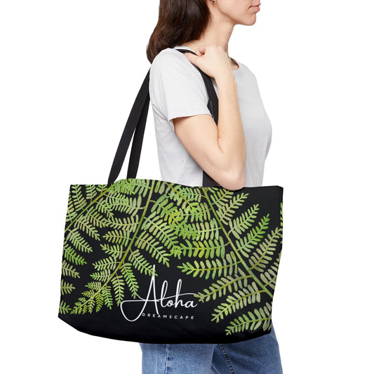 Fern Weekender Tote Bag Design