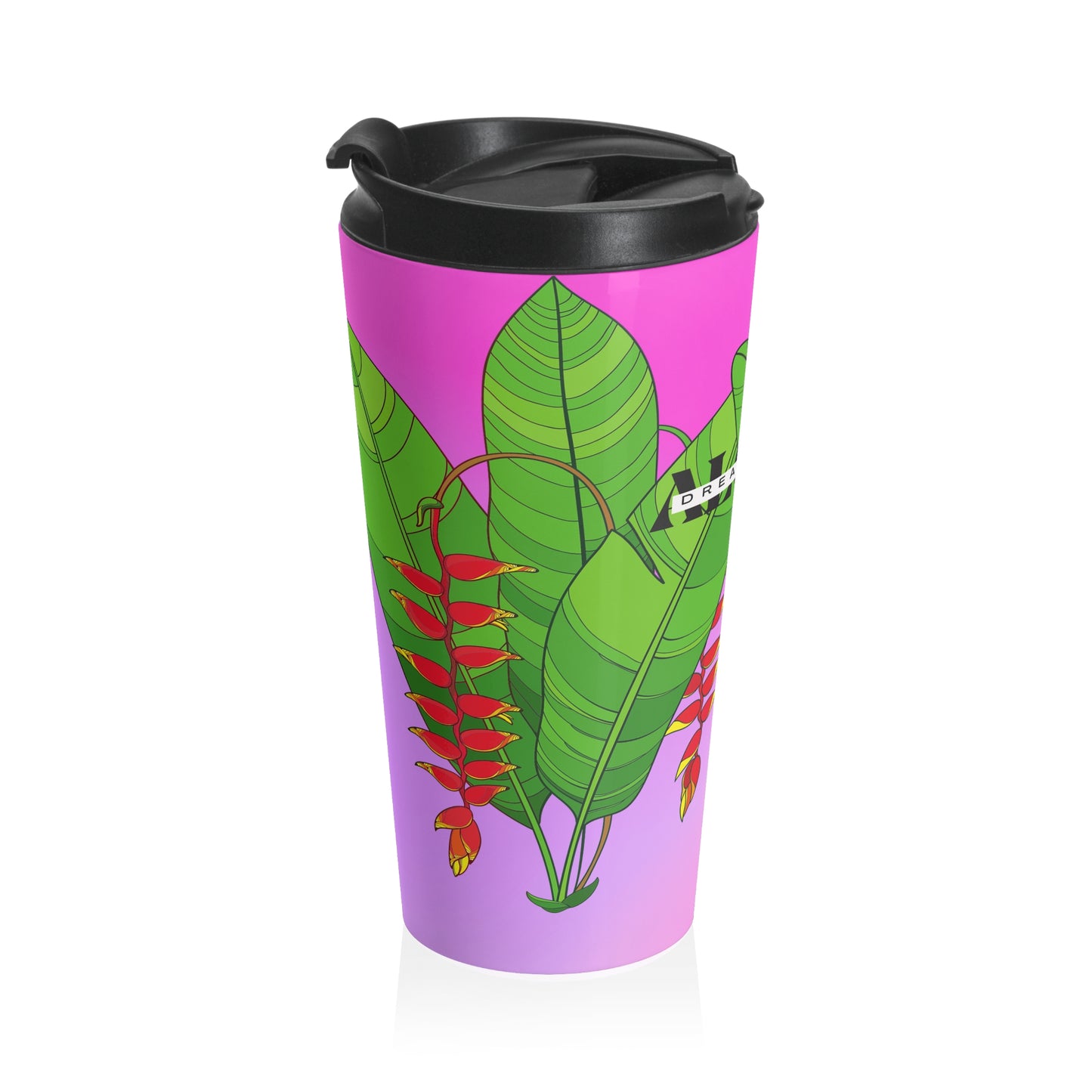 Heliconia-Stainless Steel Travel Mug