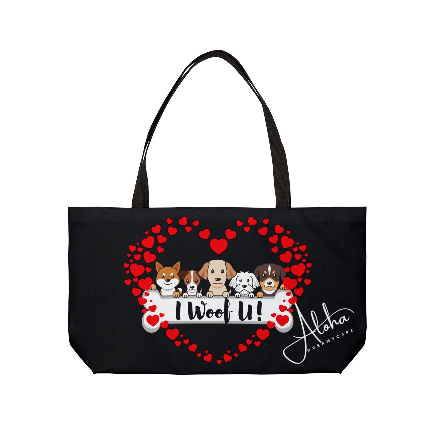 Tote Bag I Woof You Design