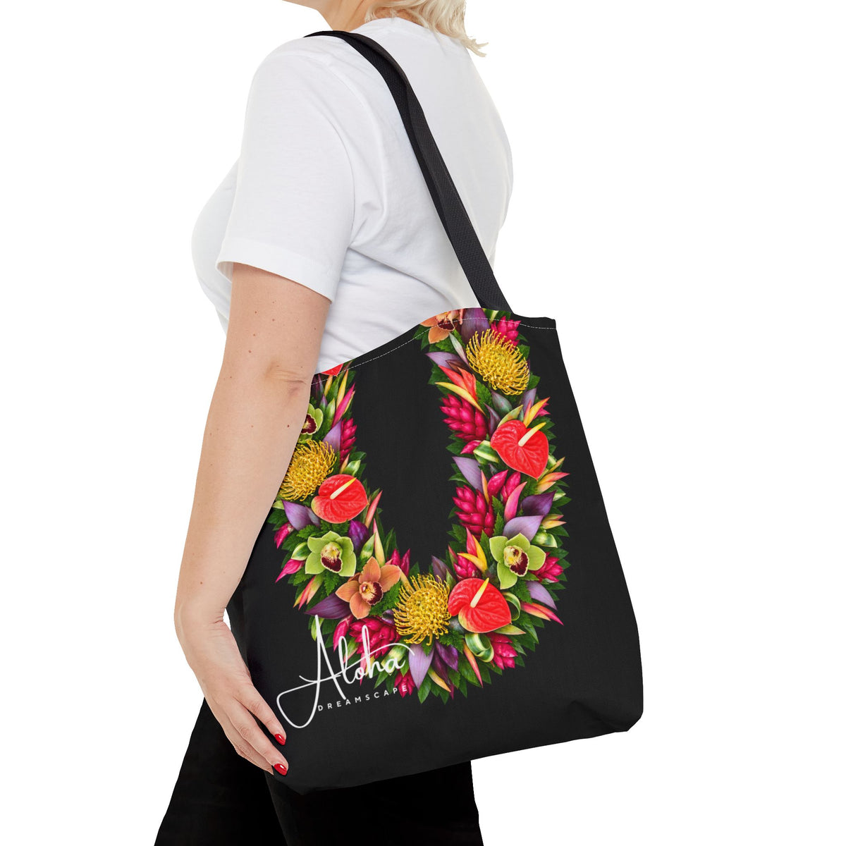 Tropical Splendor Lei Tote Bag