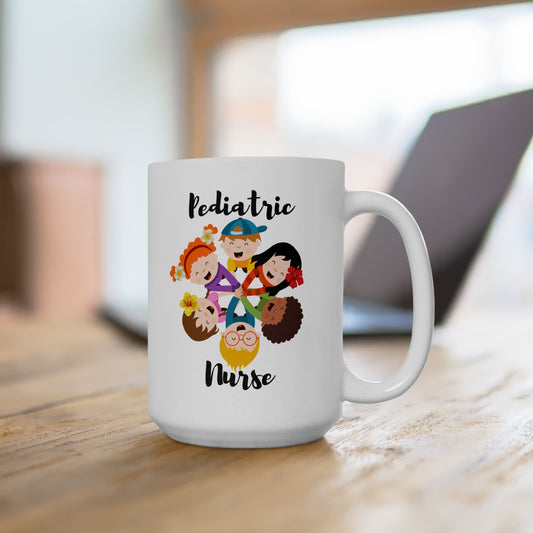 Pediatric Nurse Ceramic Mug  (15oz)