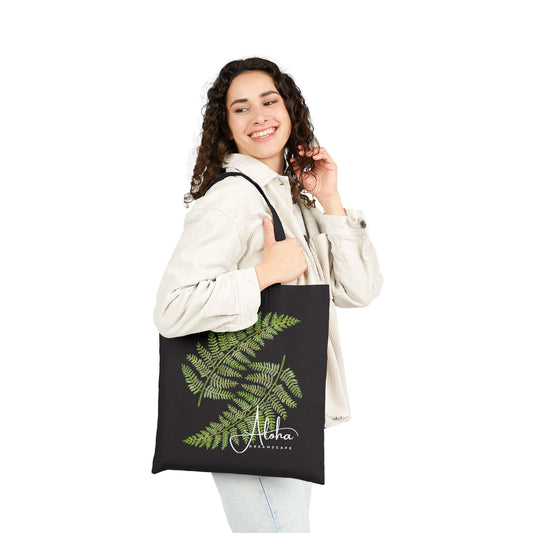Canvas Tote Bag-Fern Design