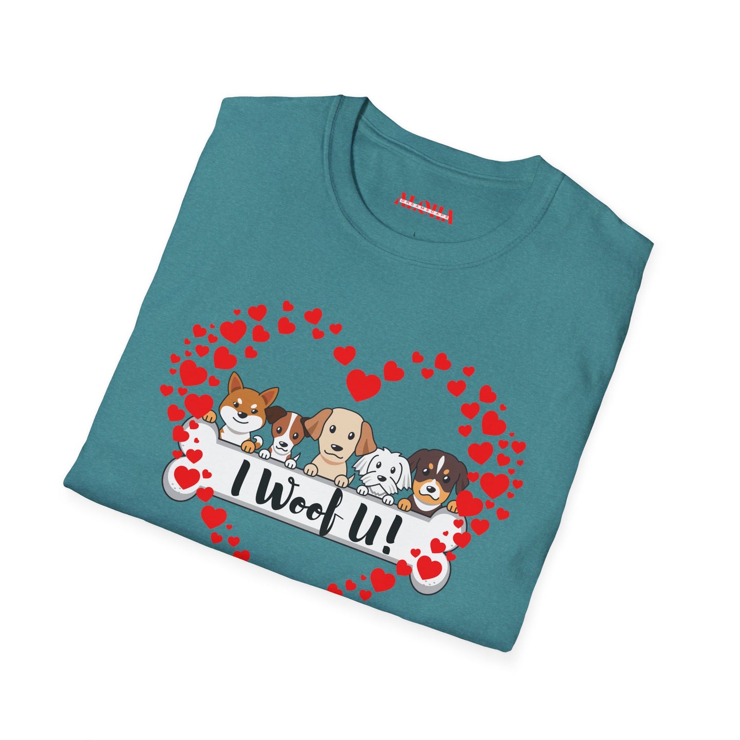 I Woof U!-Unisex Softstyle T-Shirt