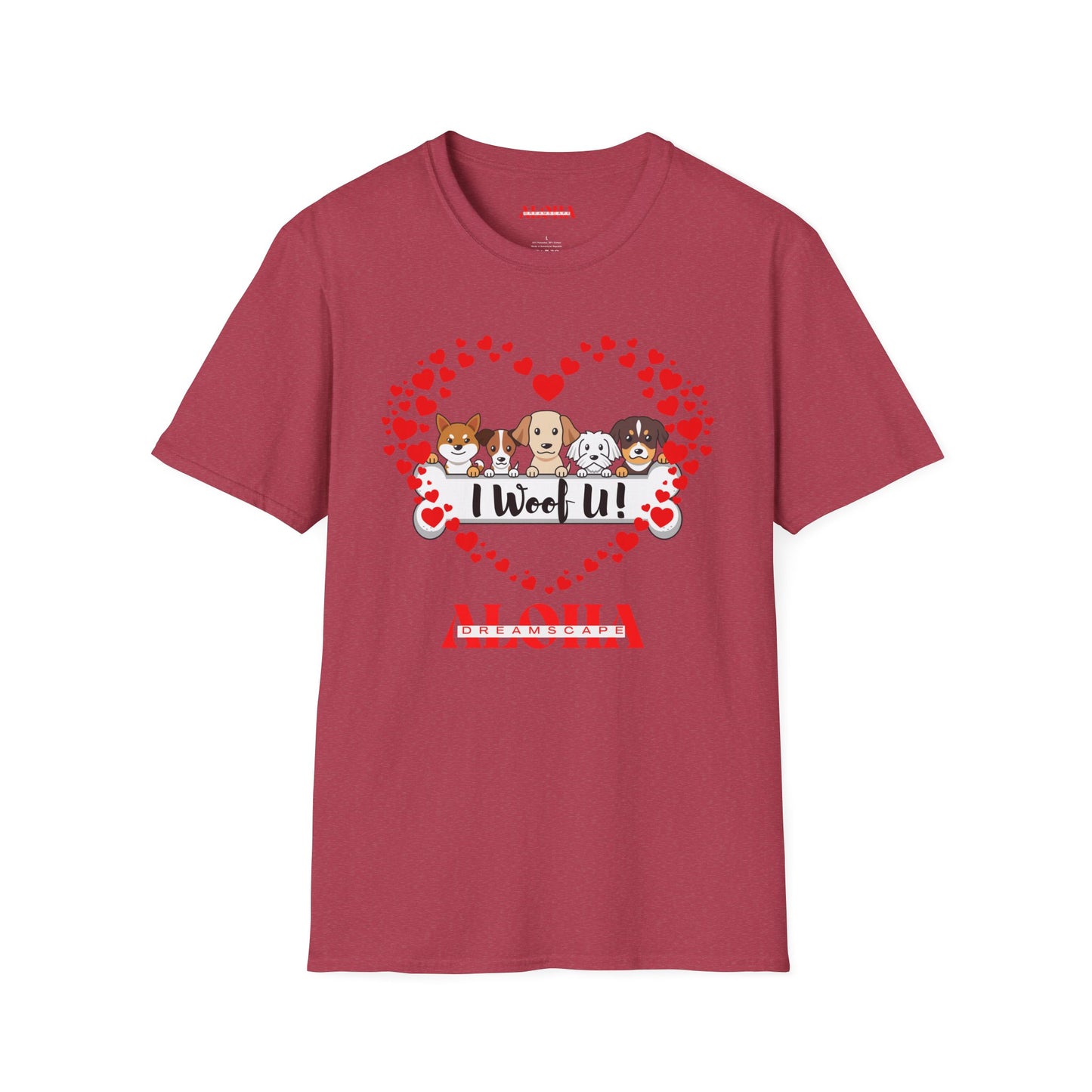 I Woof U!-Unisex Softstyle T-Shirt