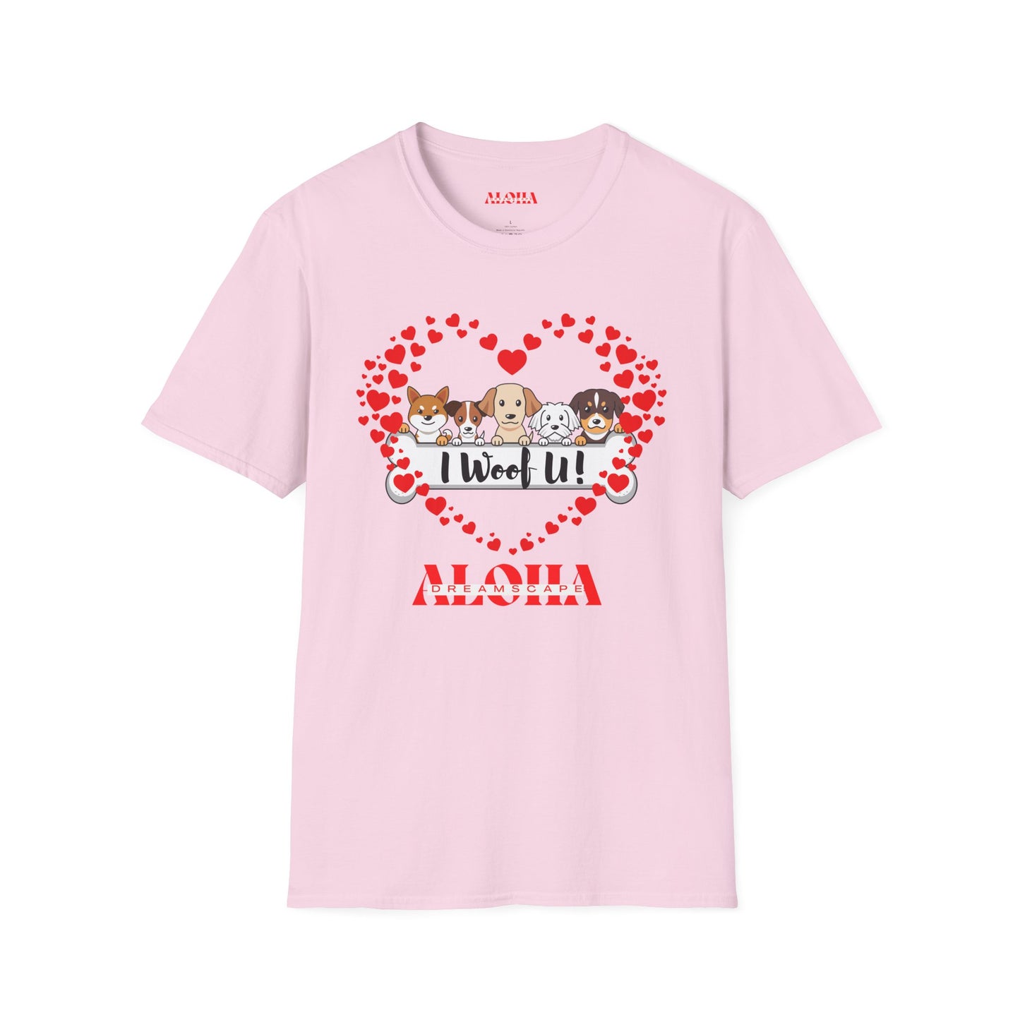I Woof U!-Unisex Softstyle T-Shirt