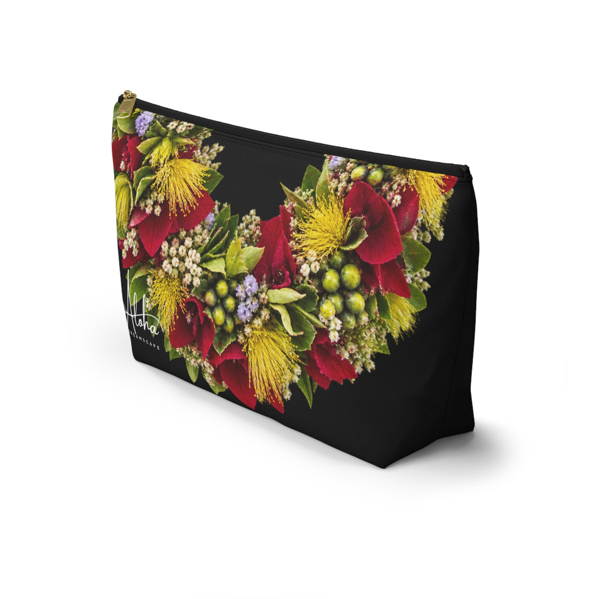 Ohia Lehua Yellow Blossom Zip Pouch