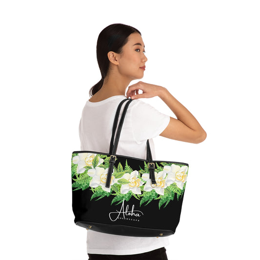 Gardenias- Zippered Shoulder Bag