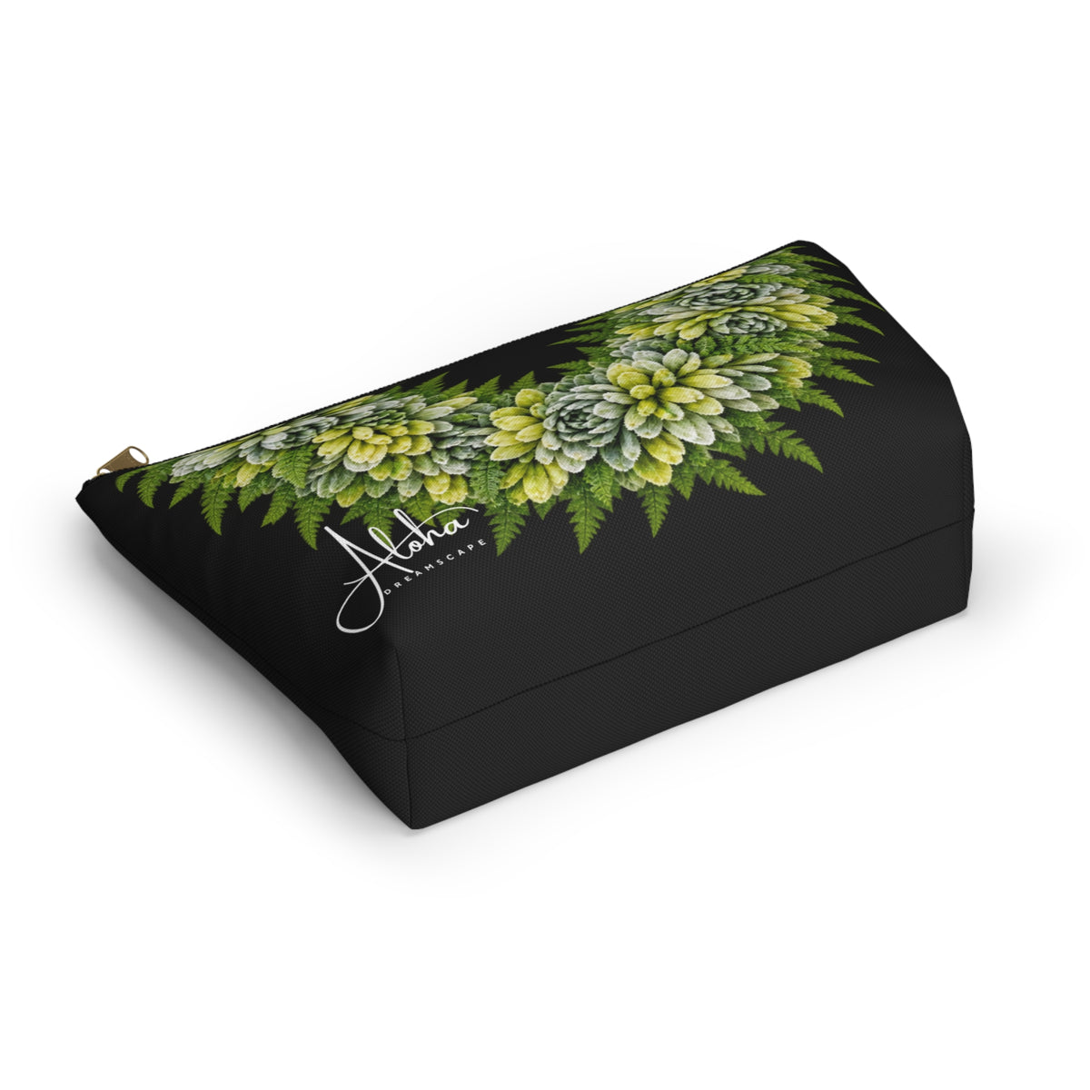 Hinahina Zip Pouch, Hawaiian Hinahina Pouch