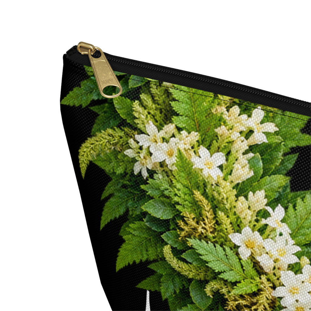 Pua Kukui Zip Pouch, Hawaiian Kukui Blossom Pouch