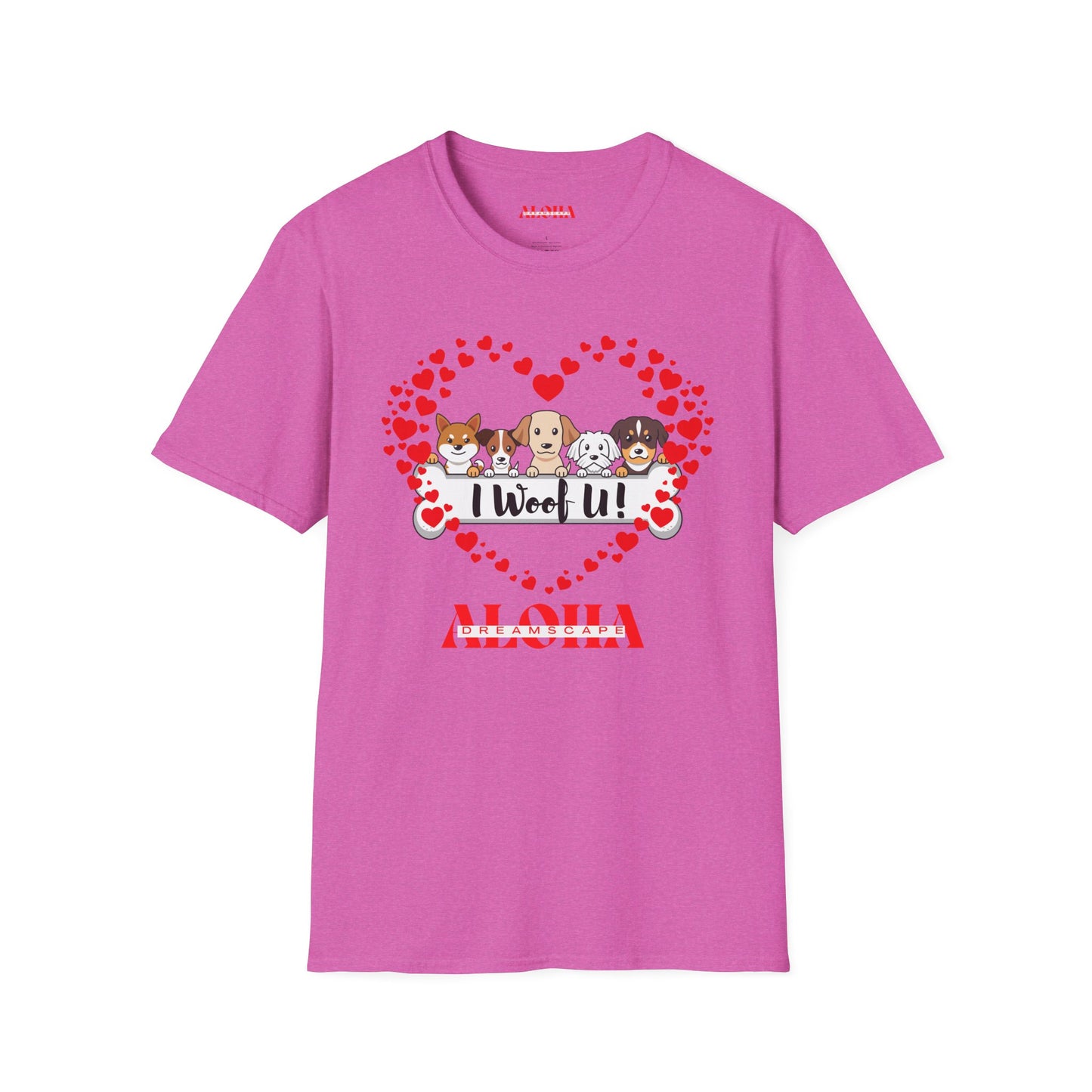 I Woof U!-Unisex Softstyle T-Shirt