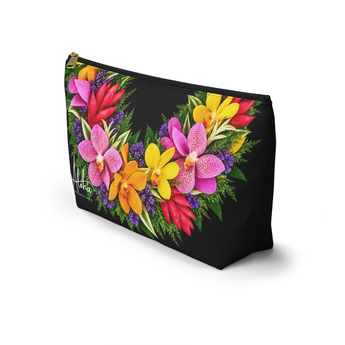 Vanda Mokara Orchid Zip Pouch