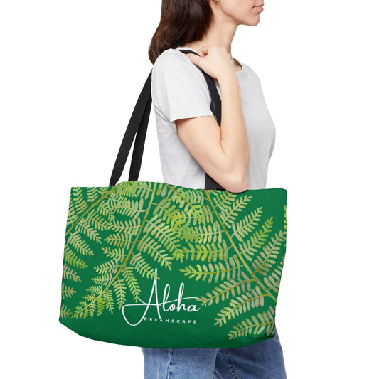 Fern Weekender Tote Bag Design