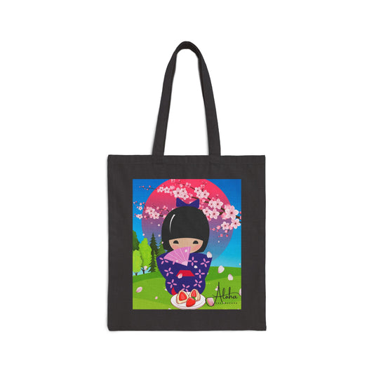Canvas Tote Bag - Sakura