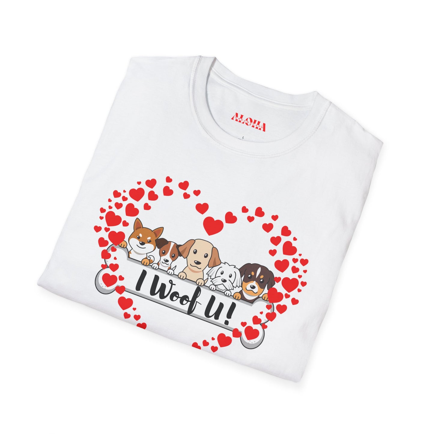 I Woof U!-Unisex Softstyle T-Shirt