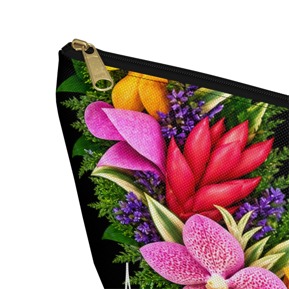 Vanda Mokara Orchid Zip Pouch