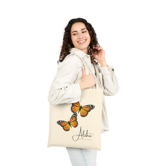 Canvas Tote Bag -Monarch Butterfly
