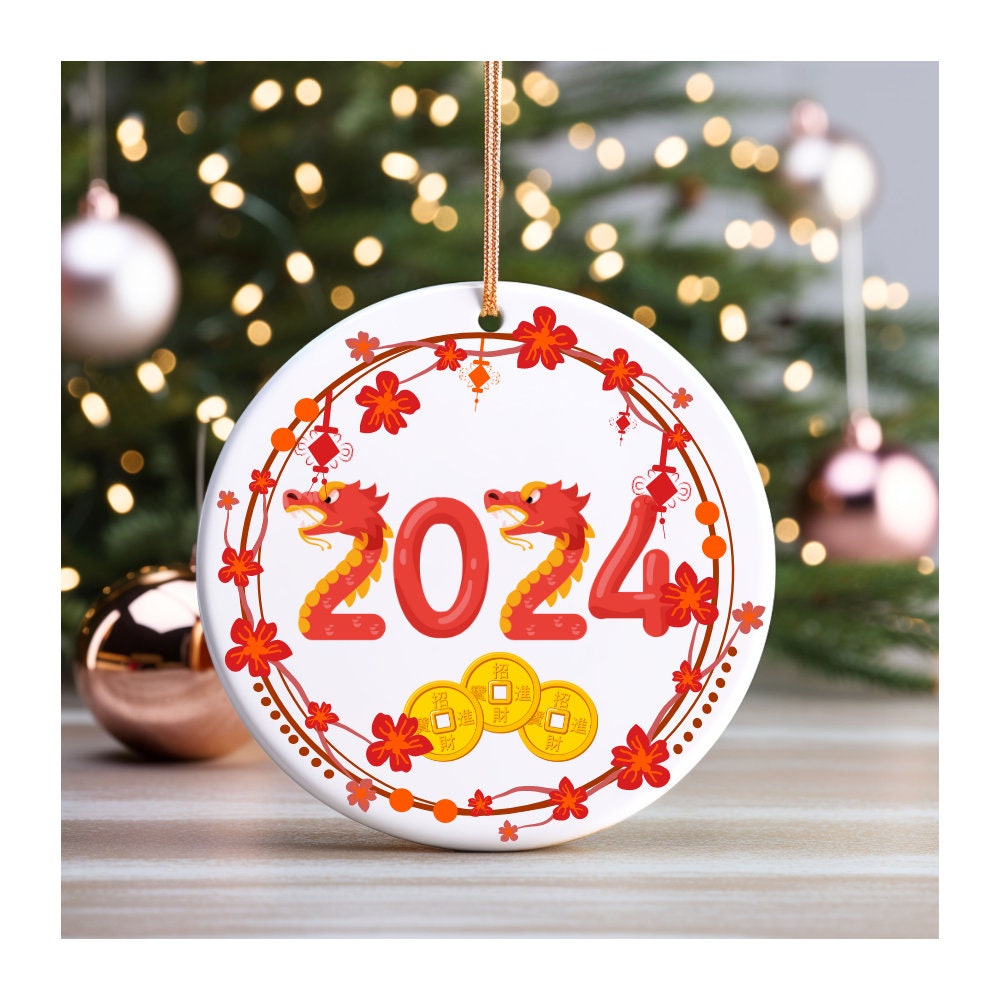 2024- Coins- Ceramic Ornament